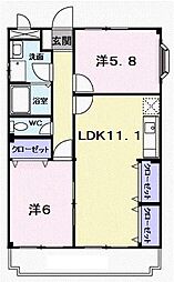 レジデンスK1 2階