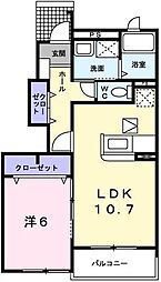 間取図画像 1LDK