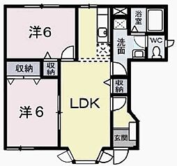 シャルマン北野Ｂ 1階