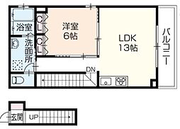 間取図画像 1LDK