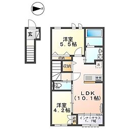 グランディール 2階