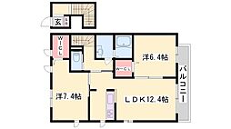 シャーメゾン宝殿 2階