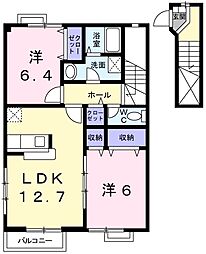 グランドゥールB 2階