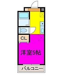 間取図画像 1K