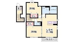 シェルメゾン 2階