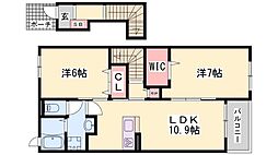 アンベリールＢ 2階/203