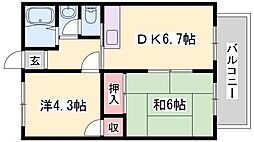 ノーブル御立 2階/2-C