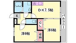 メゾンソレイユ 2階