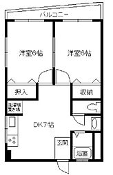 浜の宮コーポ 4階/402