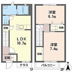物件の間取り