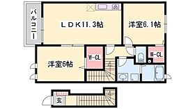 2階 / 2LDK / 57.63㎡