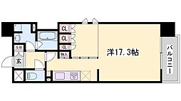 サクラメント駅南大路 1Kの間取図画像