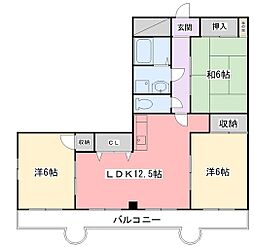 岡町中村コーポ 3階
