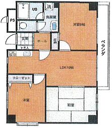 ソレーユ南条 3LDKの間取図画像