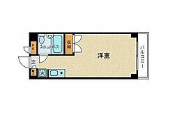 東京メトロ丸ノ内線 西新宿駅 徒歩6分の賃貸アパート 2階ワンルームの間取り