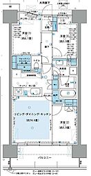 JR中央線 西荻窪駅 徒歩17分の賃貸マンション 5階3LDKの間取り