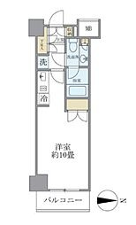 東京メトロ丸ノ内線 中野富士見町駅 徒歩2分の賃貸マンション 2階ワンルームの間取り