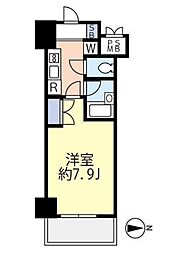 東京メトロ丸ノ内線 荻窪駅 徒歩3分の賃貸マンション 9階1Kの間取り