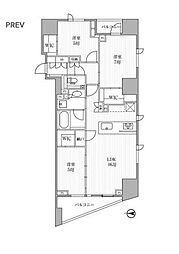 ディームス方南町 3LDKの間取図画像