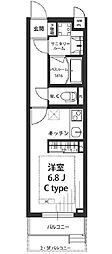 リブリ・サンヴィレッジ22 1Kの間取図画像