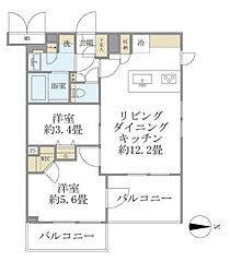 物件の間取り