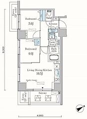 物件の間取り