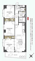 間取図画像 3LDK