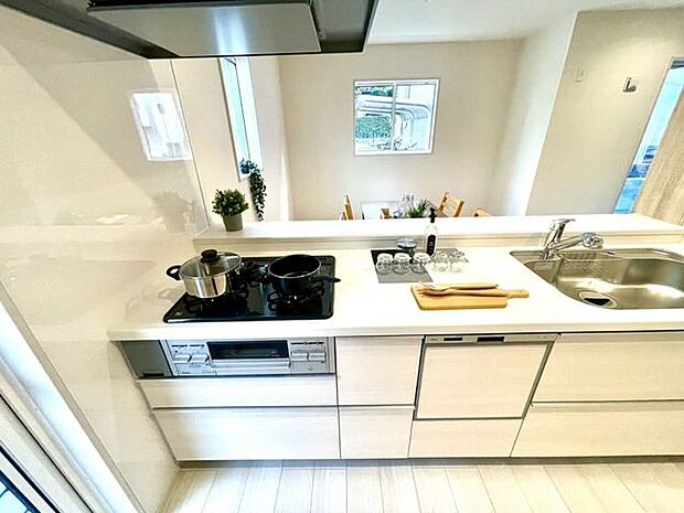 【kitchen】大容量の食器洗い乾燥機でおかたずけ楽々♪