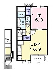 スプレンデール1 1LDKの間取図画像