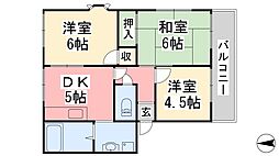 間取図画像 3DK