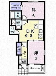 間取図画像 2DK