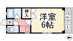 間取図画像 1K