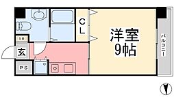 アプトンパーク21 1Kの間取図画像