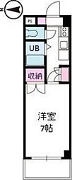 ジョイフル第3今市 1DKの間取図画像