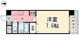ジョイフル第一小坂 1DKの間取図画像
