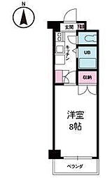 ジョイフル第5中村 1DKの間取図画像