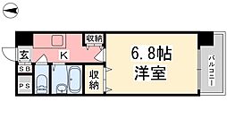 ジョイフル第3小坂 1DKの間取図画像