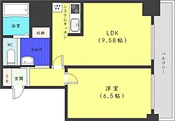 札幌市営東豊線 さっぽろ駅 徒歩5分の賃貸マンション 11階1LDKの間取り
