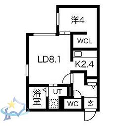 札幌市営東西線 発寒南駅 徒歩2分 2階/-
