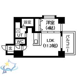 間取図画像 1LDK