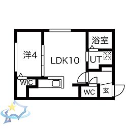 間取図画像 1LDK