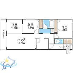 物件の間取り