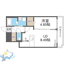間取図画像 1LDK