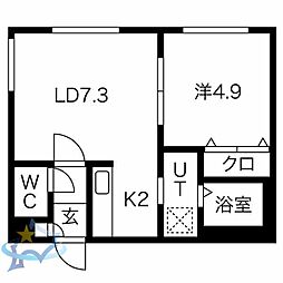 札幌市営東西線 琴似駅 徒歩11分 4階/-