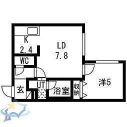 札幌市営東西線 二十四軒駅 徒歩6分 3階/-