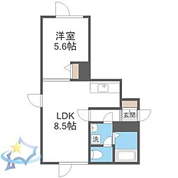 札幌市営東西線 宮の沢駅 徒歩20分 2階/-