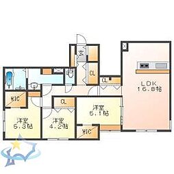 間取図画像 3LDK