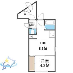 札幌市営東西線 琴似駅 徒歩6分 4階/-