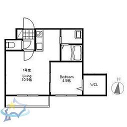 札幌市営東西線 発寒南駅 徒歩8分 1階/-