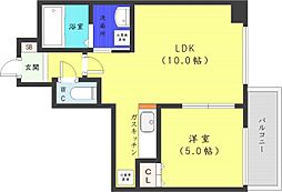 RESIDIASOUEN 1LDKの間取図画像